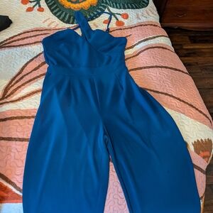 Elegant Blue Women's Jumpsuit